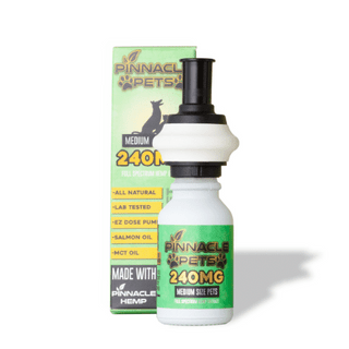 Full Spectrum CBD Oil For Pets 240mg by Pinnacle Hemp *Drop Ship* (MSRP $24.99)