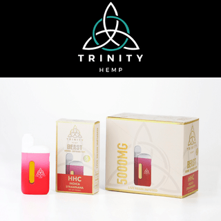 The Beast 5g HHC+D8 Mod Box Vape (Pack of 5) by Trinity Hemp *Drop Ship* (MSRP $66.99 Each)