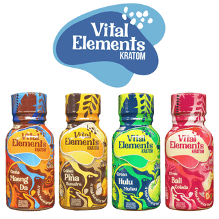 Kratom Extract Shots 15ml (Box of 12) by Vital Elements *Drop Ship* (MSRP $9.99 Each)