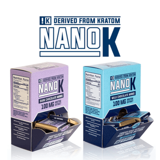 Kratom Mini Chocolates 100mg (Box of 20) by Nano K *Drop Ship* (MSRP $10.00 Each)