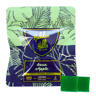 Hidden Hills - Heady Blend THC-A / D9 / THC-B Gummies (500mg) 2pc - 30 Pack (MSRP $5.00ea)