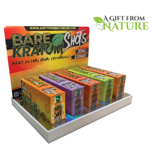 Bare Kratom Shots 330mg 1oz Variety Pack (Box of 20) by AGFN *Drop Ship* (MSRP $24.99 Each)