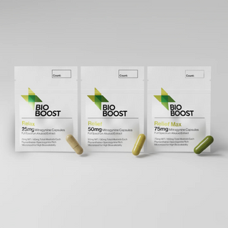 Full Spectrum Kratom Capsules 3ct (Box of 8) by BIOBOOST *Drop Ship* (MSRP $20.00-$30.00 Each)