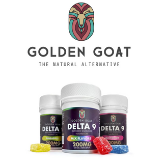 Delta 9 Gummies 200mg 20ct by Golden Goat CBD *Drop Ship* (MSRP $27.00)