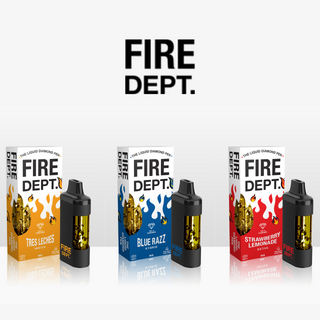 Fire Dept THCa Liquid Diamond Disposable 4g (Display of 5) *Drop Ship* (MSRP $39.99 Each)
