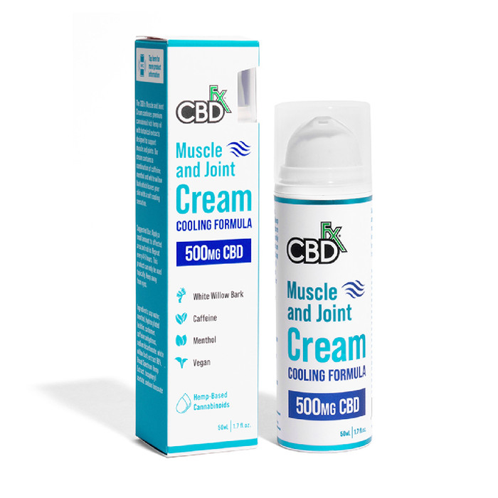 CBD Cooling Formula Muscle & Joint Cream By CBDfx 50ML *Drop Ship* (MSRP $19.99 - $99.99)