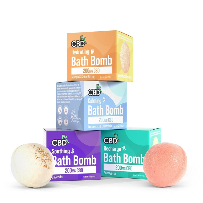 CBD Bath Bombs By CBDfx 200MG (Pack of 6) *Drop Ship* (MSRP $9.99 Each)
