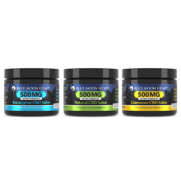 CBD Salve By Blue Moon Hemp 500MG (2oz Jar) *Drop Ship* (MSRP $29.99)