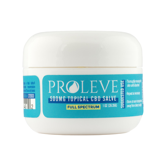 CBD Full Spectrum Salve By Proleve CBD 500MG (1oz Jar) *Drop Ship* (MSRP $39.99)