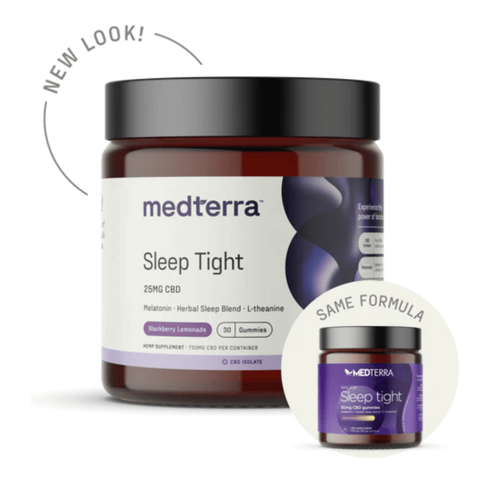 Sleep Tight CBD Gummies by Medterra 30ct 750mg (Pack of 6) *Drop Ship* (MSRP $45.99 Each)