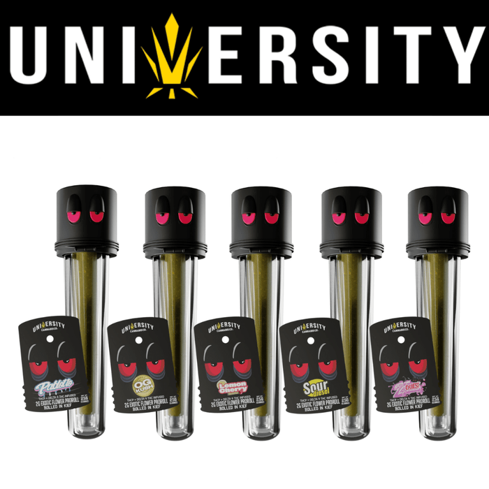 THCp + D9 Pre Rolls 2g (Box of 10) by University *Drop Ship* (MSRP $14.99 Each)