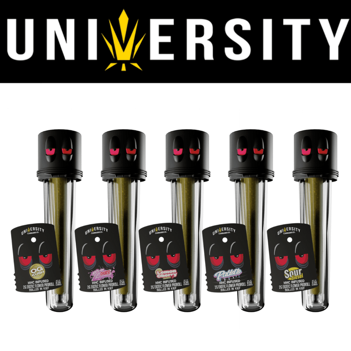 HHC Pre Rolls 2g (Box of 10) by University *Drop Ship* (MSRP $14.99 Each)