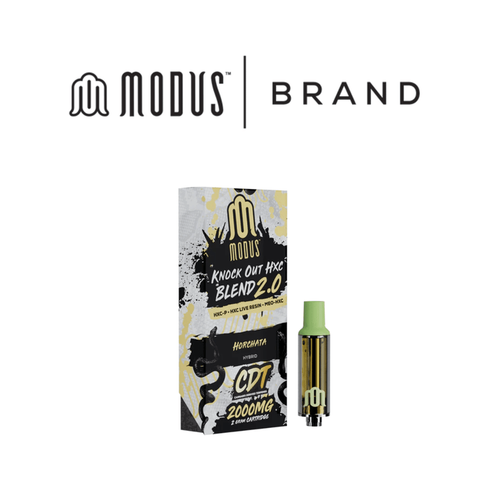 Knockout HXC Blend Cartridge 2g (Box of 5) by Modus *Drop Ship* (MSRP $21.99 Each)