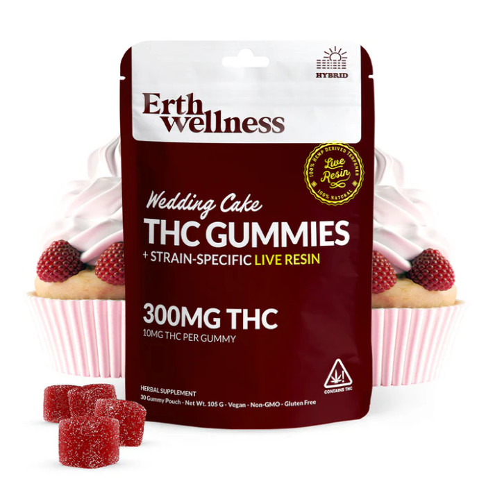 Delta 9 Strain-Specific Gummies 30ct 300mg (Display of 6) by Erth Wellness *Drop Ship* (MSRP $30.00 Each)