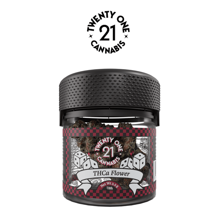 Premium THCa Flower 3.5g Jar (Box of 6) by 21 Cannabis *Drop Ship* (MSRP $39.99 Each) Premium THCa Flower 3.5g Jar (Box of 6) by 21 Cannabis *Drop Ship* (MSRP $39.99 Each)