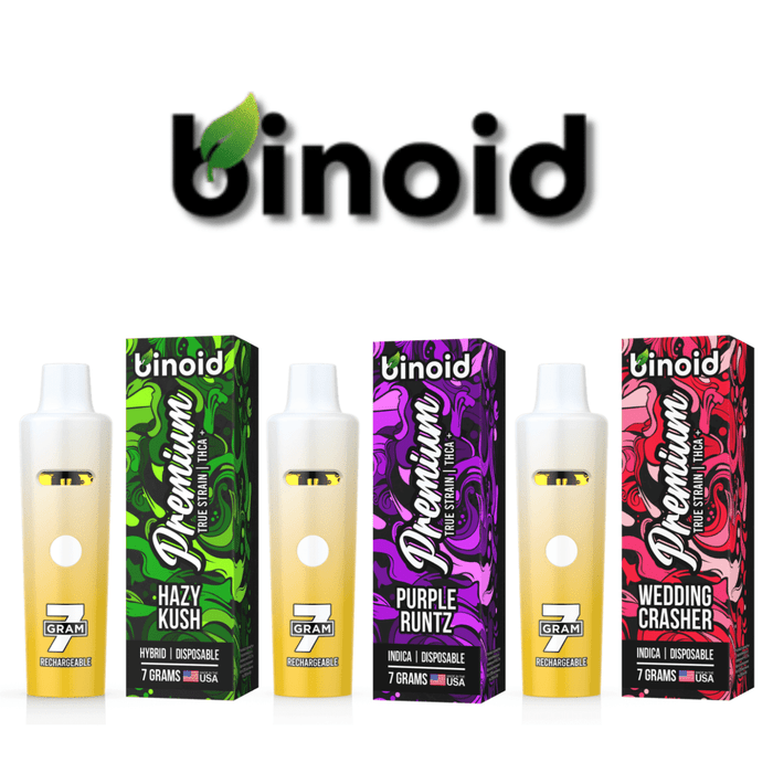 True Strain THCa+ Disposable 7g (Pack of 5) by Binoid *Drop Ship* (MSRP $66.00 Each)
