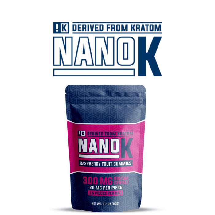 Raspberry Fruit Gummies 300mg 15ct Bag (Case of 8) by Nano K *Drop Ship* (MSRP $25.00 Each)