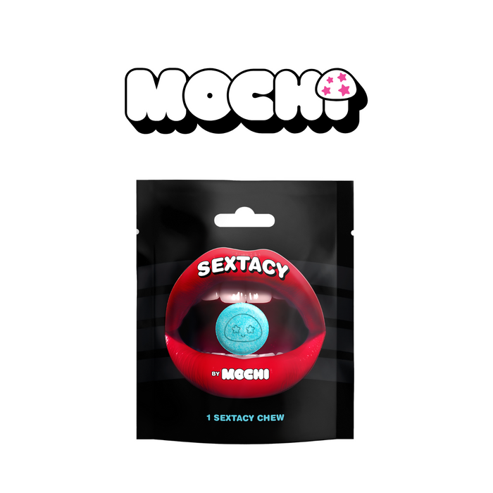 Mochi x Sextacy Libido Enhancer Chews 1ct (Pack of 12) by Doc Johnson *Drop Ship* (MSRP $15.00 Each)