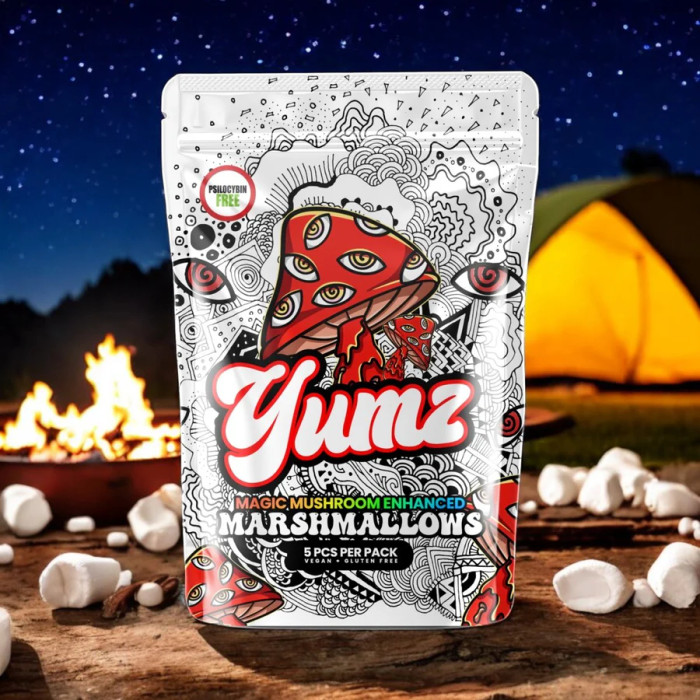 Magic Mushroom Marshmallows 5ct (Box of 10) by YUMZ LAB *Drop Ship* (MSRP $39.99 Each)
