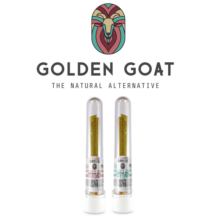Delta 8 Kief Coated Pre-Roll 1g by Golden Goat CBD *Drop Ship* (MSRP $20.00) Delta 8 Kief Coated Pre-Roll 1g by Golden Goat CBD *Drop Ship* (MSRP $20.00)