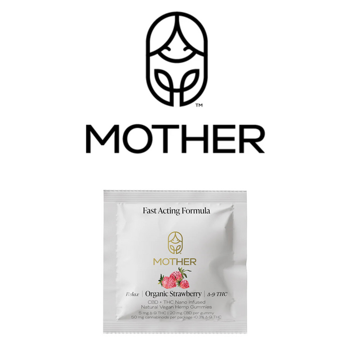 Vegan Hemp Nano THC 4:1 Gummies 2ct (Box of 20) by MOTHER *Drop Ship* (MSRP $6.00 Each) Vegan Hemp Nano THC 4:1 Gummies 2ct (Box of 20) by MOTHER *Drop Ship* (MSRP $6.00 Each)