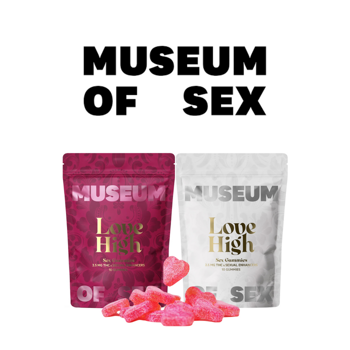 Love High Gummies 10ct (Box of 6) by Museum of Sex *Drop Ship* (MSRP $25.00 Each)