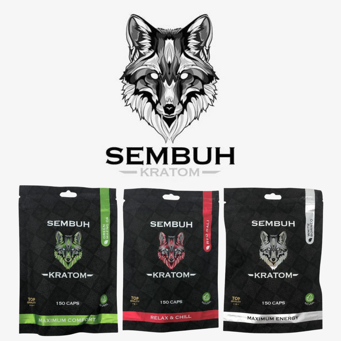 Kratom Capsules 150ct by Sembuh Kratom *Drop Ship* (MSRP $22.00)