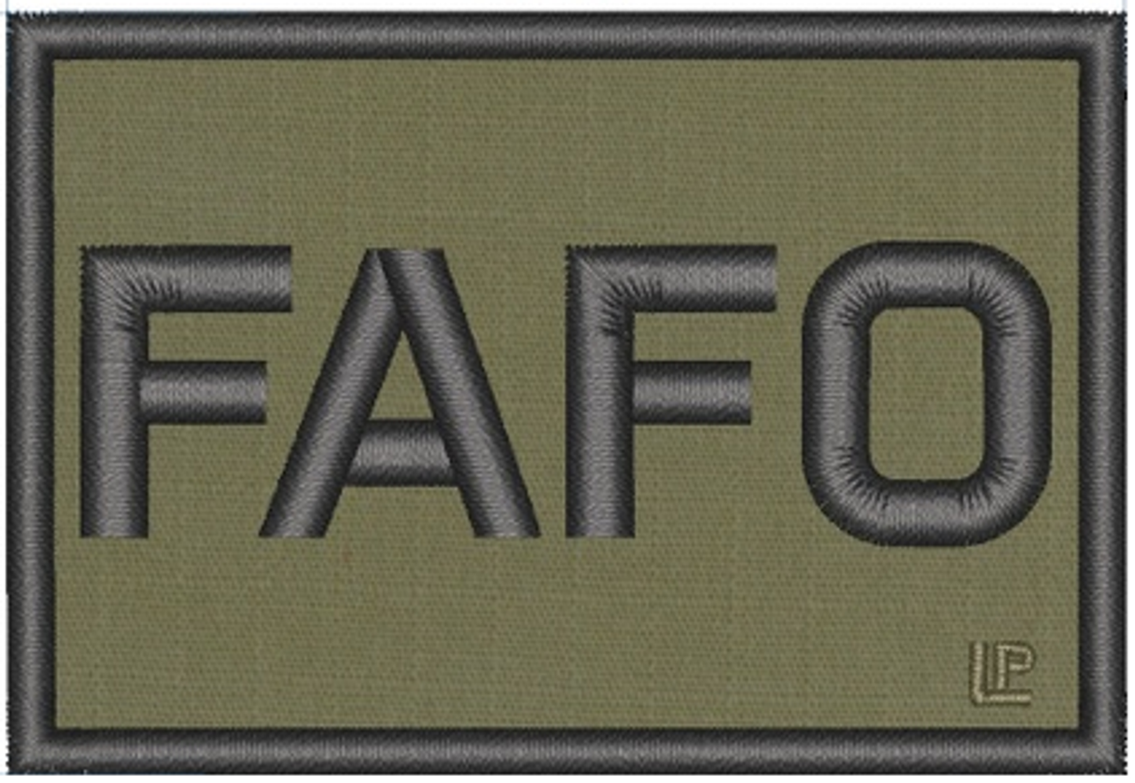 FAFO 2x3 Loyalty Patch