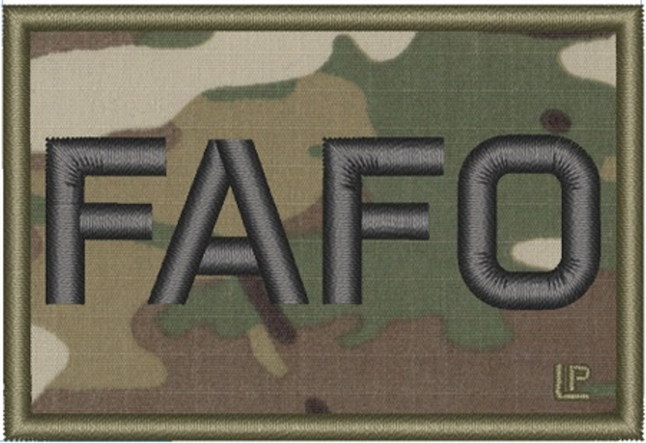 FAFO Patch Iron On Patch, Range Day Humor Morale Patch – Redstone Creative