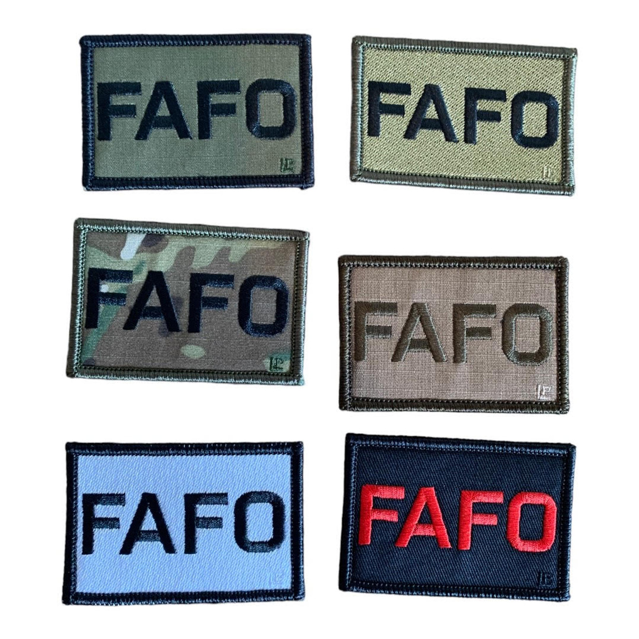 FAFO CAUTION PVC Patch – Imaginary Friends