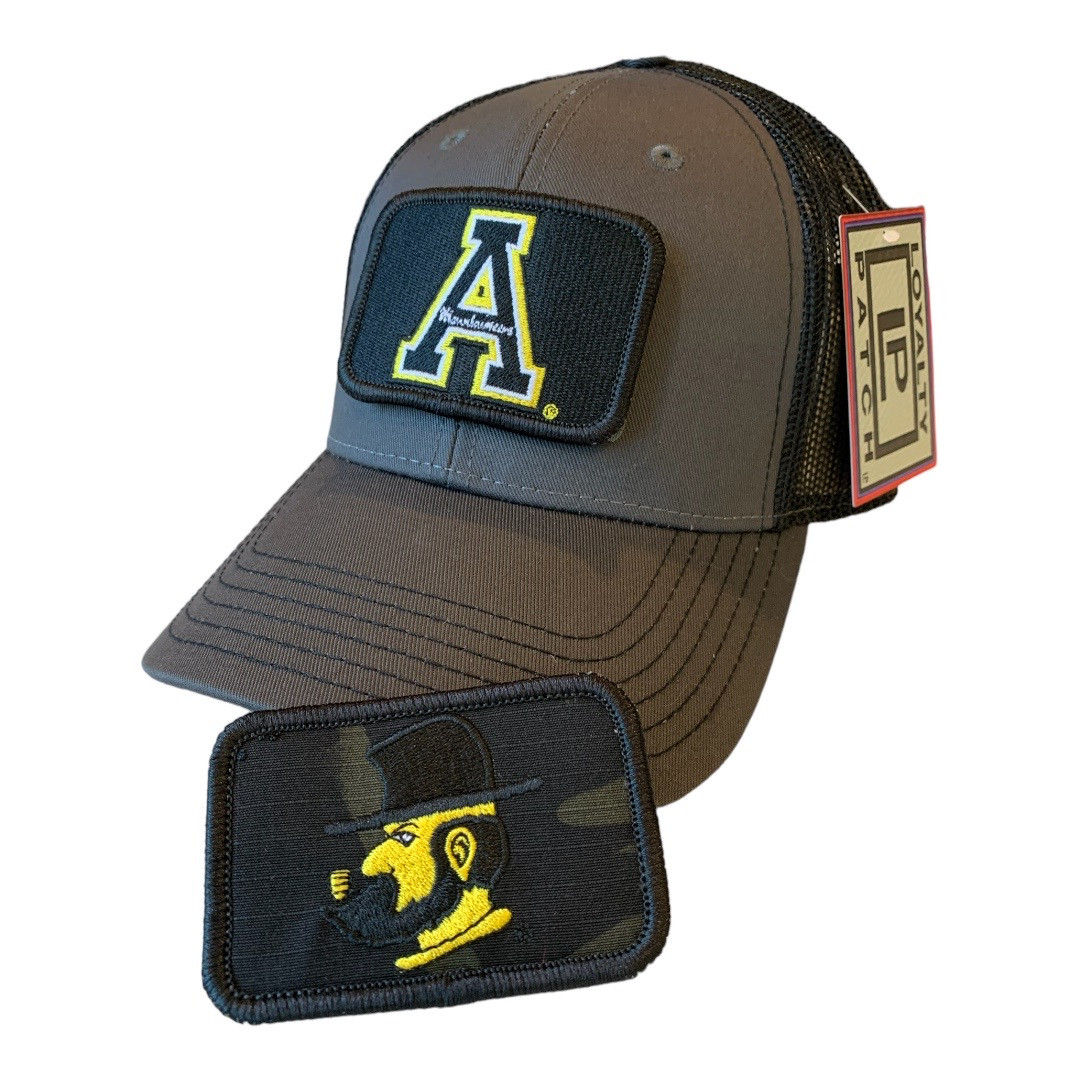 Appalachian State Heroes Day Gift Set One Charcoal w Black Mesh