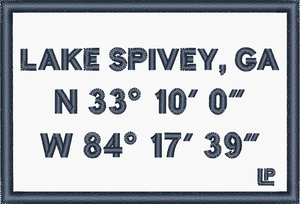 Lake Spivey Coordinates 2x3 Loyalty Patch Lake Spivey Coordinates 2x3 Loyalty Patch