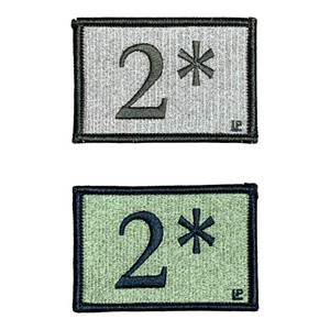 Two Asterisk Two Ass to Risk 2x3 Loyalty Patch Two Asterisk Two Ass to Risk 2x3 Loyalty Patch