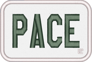 Golf - Keep up the PACE 2x3 Loyalty Patch Golf - Keep up the PACE 2x3 Loyalty Patch