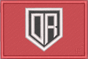 Dead Red Baseball - Square Corners 2x3 Loyalty Patch Dead Red Baseball - Square Corners 2x3 Loyalty Patch