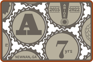 Abide Brewing Company 7th Anniversary PVC 2x3 Loyalty Patch