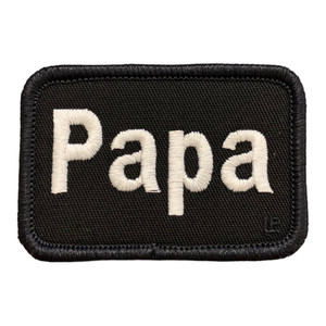 Papa 2x3 Loyalty Patch Papa 2x3 Loyalty Patch