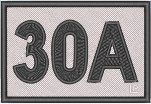 30A 2x3 Loyalty Patch 30A 2x3 Loyalty Patch