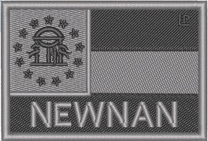 Georgia State Flag - Newnan - Tactical Gray 2x3 Loyalty Patch Georgia State Flag - Newnan - Tactical Gray 2x3 Loyalty Patch