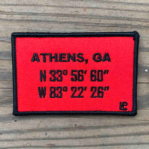 Athens Stadium Coordinates 2x3 Loyalty Patch Athens Stadium Coordinates 2x3 Loyalty Patch