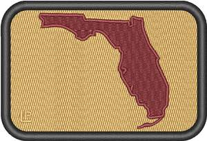 Florida Silhouette - FSU 2x3 Loyalty Patch