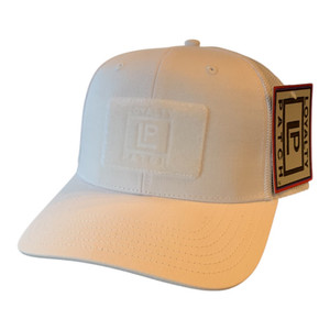 Mid Profile Trucker - White with White Mesh Mid Profile Trucker - White with White Mesh