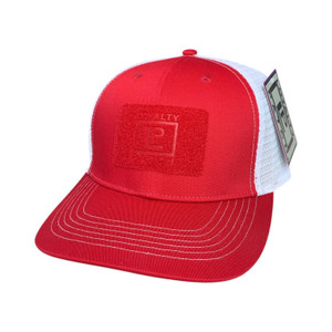 Ball Cap - Red with White Mesh