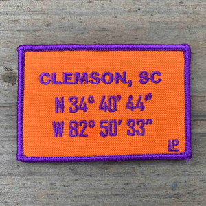 Clemson Stadium Coordinates 2x3 Loyalty Patch