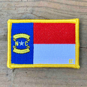 North Carolina State Flag 2x3 Loyalty Patch North Carolina State Flag 2x3 Loyalty Patch