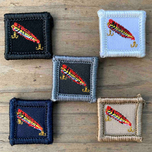 Fishing Lure Red 1x1 Loyalty Badge Fishing Lure Red 1x1 Loyalty Badge