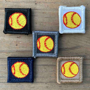 Softball 1x1 Loyalty Badge Softball 1x1 Loyalty Badge