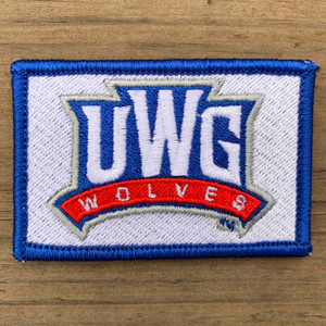 Officially Licensed University of West Georgia Wolves Athletic Mark 2x3 Loyalty Patch