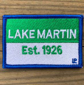 Lake Martin Nautical Established 2x3 Loyalty Patch Lake Martin Nautical Established 2x3 Loyalty Patch