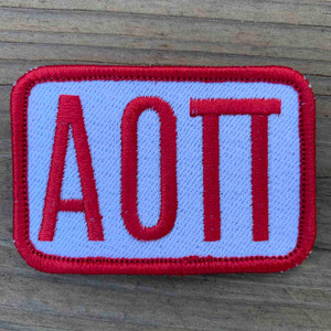 Alpha Omicron Pi Officially Licensed 2x3 Loyalty Patch